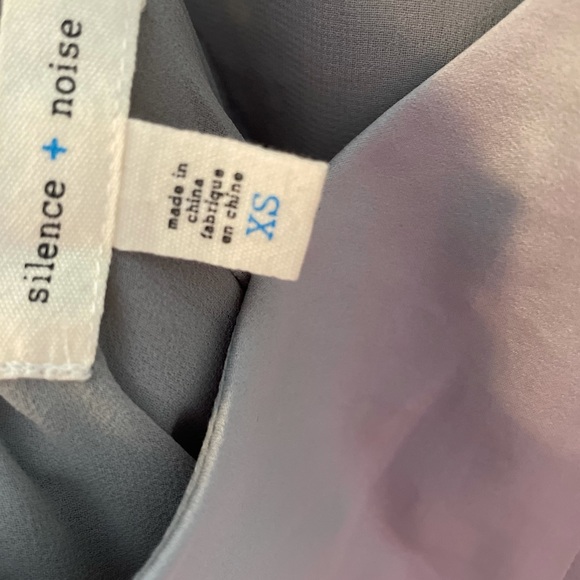 Satin Slip Dress• Grey \ Silver • Party or Casual - Picture 5 of 5